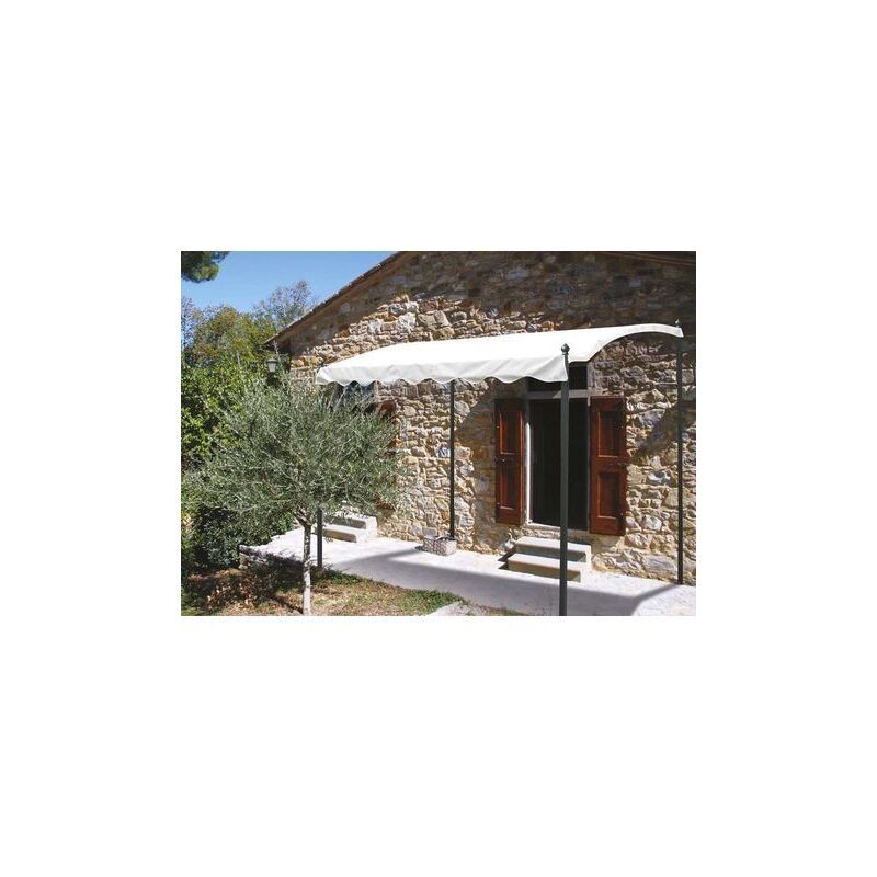 Gazebo Verdelook 2x3 M - Struttura In Ferro, Copertura In Polietilene, Bianco, Per Giardino E Terrazzo - Foto 3