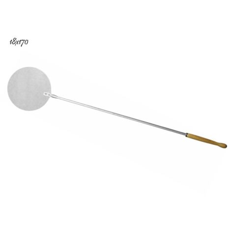 Pala per pizza rotonda piccola diametro 18 altezza 170 cm - artigianferro