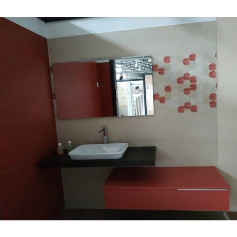 Mobile bagno sistema rosso paprika opaco 120 gran tour - gran tour (1/2)
