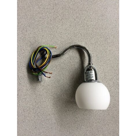LAMPADA APPLIQUE CROMO ATTACCO TELAIO - CAPANNOLI (1/2)