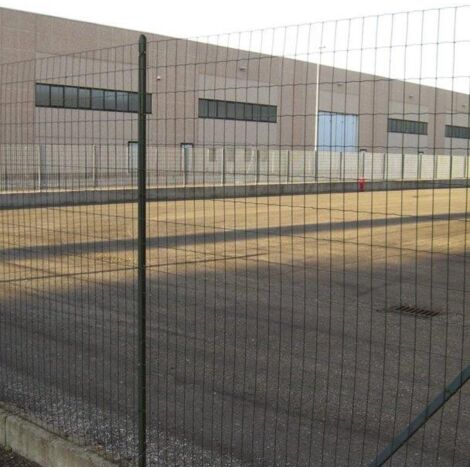 Rete metallica multiuso plastificata per recinzioni 1,25x10 m - biacchi ettore