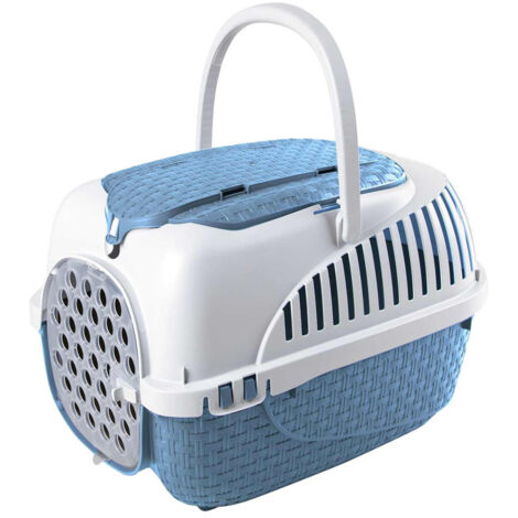 TRASPORTINO PER CANI E GATTI TOUR AZZURO CM 52X33X34H PET - BAMA SPA