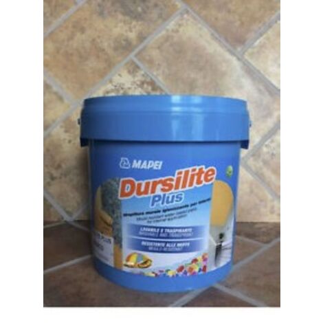 DURSILITE PLUS TRASPARENTE 5 KG IDROPITTURA LAVABILE- MAPEI