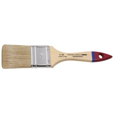 PENNELLESSA MANICO LEGNO GHIERA BS 30 X SOLVENTE SET 5 PEZZI - PENNELLIFICIO 2000