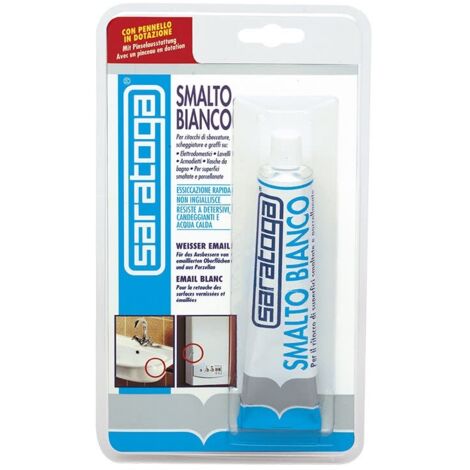 Smalto per sanitari 1 mano bianco lucido deluxe saratoga - saratoga
