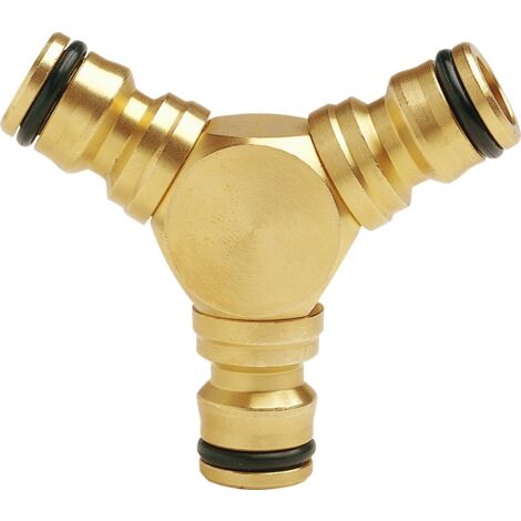 Connettore ottone 3 innesti - g.f. (1/2)