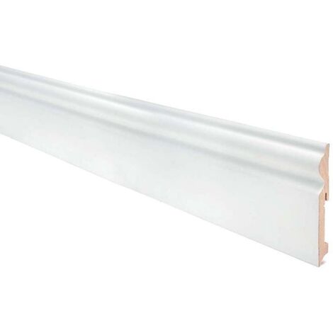 KIMONO Battiscopa ducale mdf 15x115x2400mm colore bianco