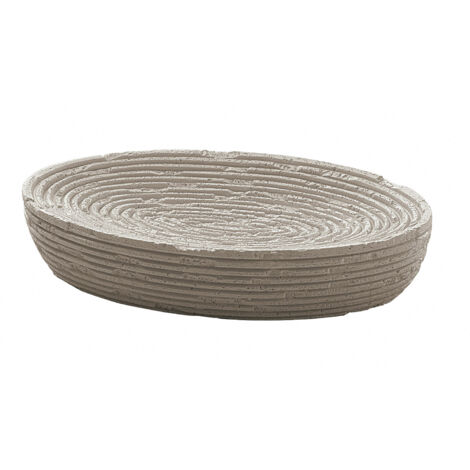 Porta sapone gemini tortora - gedy