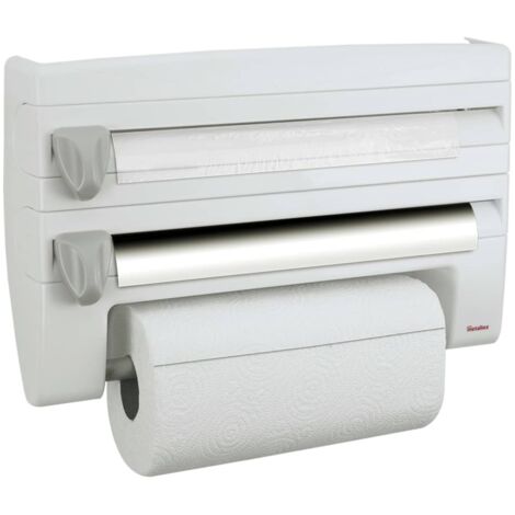 Dispenser porta rotoli carta cucina plastica - metaltex