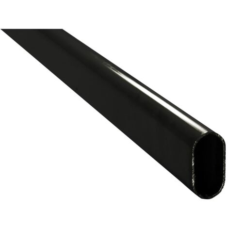 Tubo per armadi ovale 30x15-l/mm 1200 nero - masidef