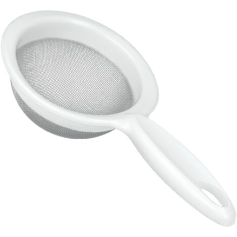 Mini colino per farina in acciaio inossidabile con manico strumenti fai da te piccolo setaccio per zucchero a velo per la cottura spolverare il filtro per il tè al caffè