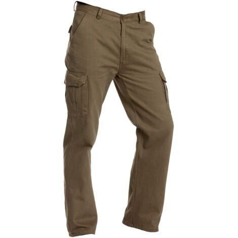 Pantalone da lavoro leggero twill beige taglia 58 - fab (1/2)