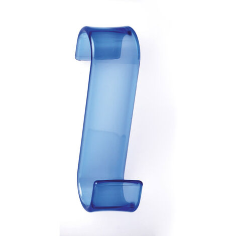 Appendino merlino porta asciugamani per termoarredo in abs azzurro - gedy