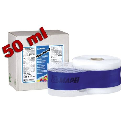 Nastro Per Impermeabilizzazioni Mapeband Rotolo Da 50 Metri Altezza 12Cm - Mapei