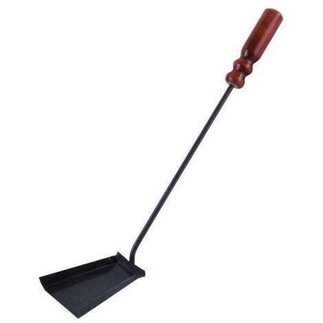 Paletta gruppo camino con manico legno 55 cm - artigianferro