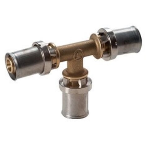 Raccordo Giacomini A T Ridotto A Pressare Multipinza 16X20X16/2 - Giacomini
