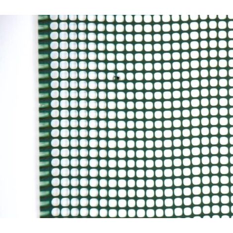 Verdelook – Rete mini-quadra 5x5mm verde 1x5 – Rete metallica rigida per uso in cantieri – Resistente a corrosione e agenti atmosferici (1/4)