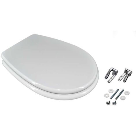Sedile vaso wc compatibile liuto bianco cerniere cromo by seba - seba