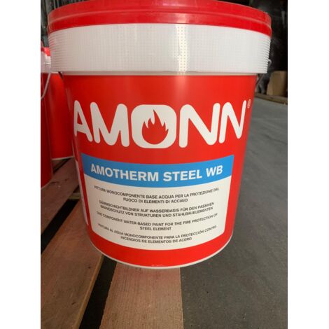 AMONN PITTURA INTUMESCENTE MONOCOMPONENTE X PROTEZIONE FUOCO 20KG AMOTHERM STEEL WB