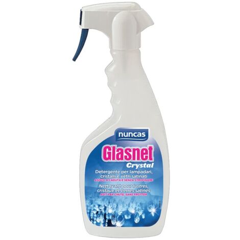 Detergente Liquido per Oggetti in Cristallo Lampadari Glasnet 500ml Nuncas