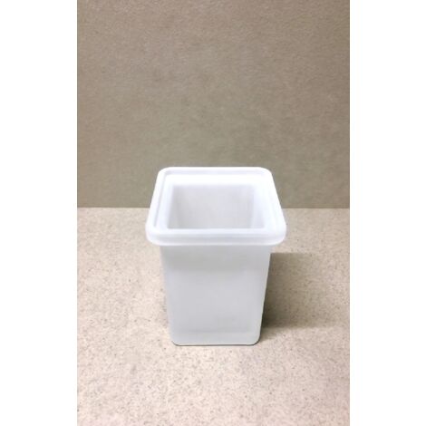 BICCHIERE IN VETRO SATINATO BASE 67X67 MM. - CAPANNOLI (1/2)