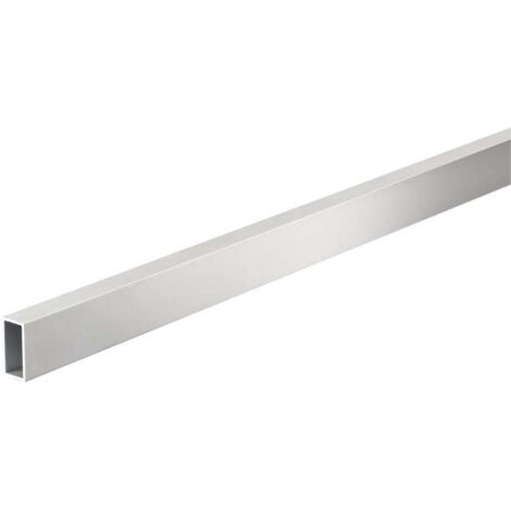 PROFILO PER FAI DA TE TUBO RETTANGOLARE mm 30 x 15 x 1 - mt 1 col.argento UNIKO 8 PZ