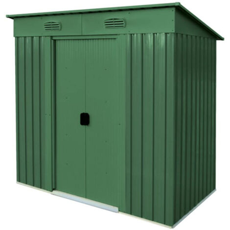 Casetta In Metallo Maisonette Verde 194X121X181 H. - Biacchi Ettore