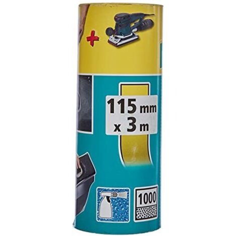 Rotolino carta abrasiva umido+secco gr.1000,3 m - wolfcraft