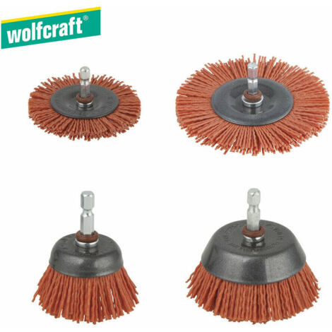 Spazzola a tazza in nylon, 45mm - wolfcraft (1/5)
