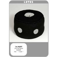 Pouf lotus rotondo 56x56x30 - bizzotto