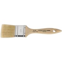 PENNELLESSA MANICO LEGNO GREZZO 50 SOLVENTE SET 5 PEZZI - PENNELLIFICIO 2000