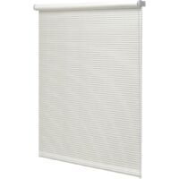 Tenda a rullo a righe bianco grigio traslucido misure varie - kimono