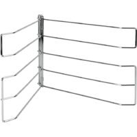 Porta teglie multiplo cromato da forno - metaltex