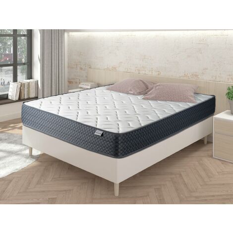 MaterassieDoghe - colchón 90x190 viscoelástico, 3 capas, funda extraíble, 5  cm de viscoelástico, 7 zonas de confort
