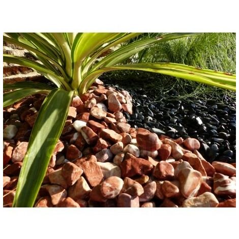 Galet Rouge 12-24 Pack de 25 M² - 50 sacs - 1000 kg