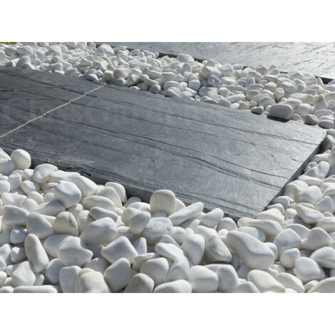 Galet Blanc Brillant 12-24 - VRAC Big-Bag - 1000 kg