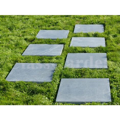 Pas Japonais Ardoise Sciée 50x50 pack 12 pièces