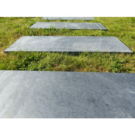 Pas Japonais Ardoise Sciée Rect 80x30 Pack 20 pièces