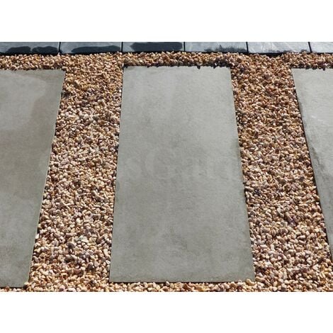 Pas Japonais Couleur Beton Gris - 1 dalle