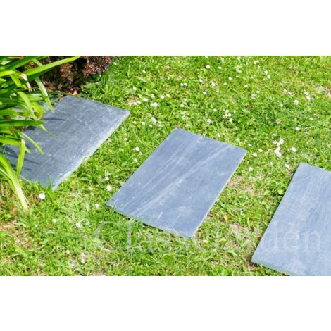 Pas Japonais Ardoise Rect 60x30 - Pack de 16 pièces