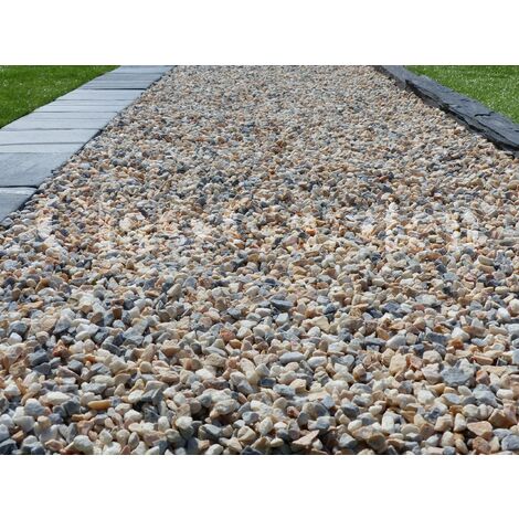 Classgarden – Gravier décoratif Hawaï 6-12 mm – Pack de 20 sacs de 20 kg – Pour allées lumineuses et plantations – Calibre 6-12 mm (1/5)