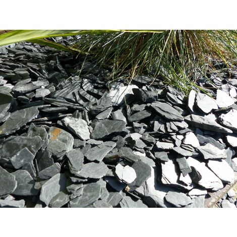 Paillage Ardoise NOIR  10-40  Pack 3 m² - 7 sacs - 175 kg