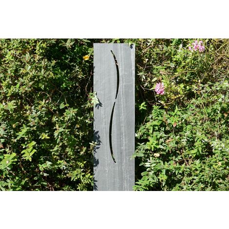Classgarden – Totem ardoise Erquy 120 cm – Décoration moderne de jardin – Largeur 30 cm – Épaisseur 3 cm – Poids 30 kg – Pack 1 unité