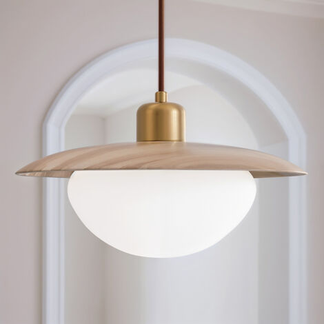 Lampe Suspendue au Plafond - Bois - Quinci Noyer