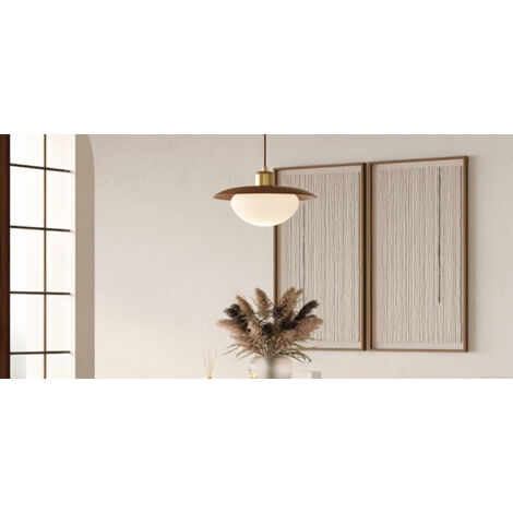 Lampe Suspendue au Plafond - Bois - Quinci Noyer