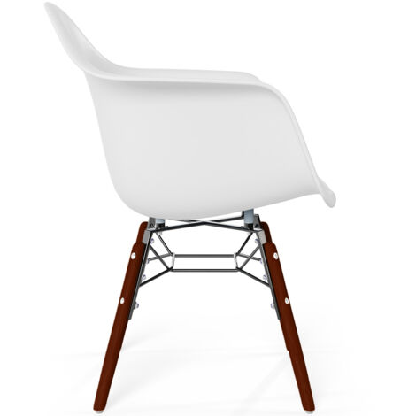 Chaises Enfant - Design Scandinave - Pieds en Bois Foncé - Nordika Jaune