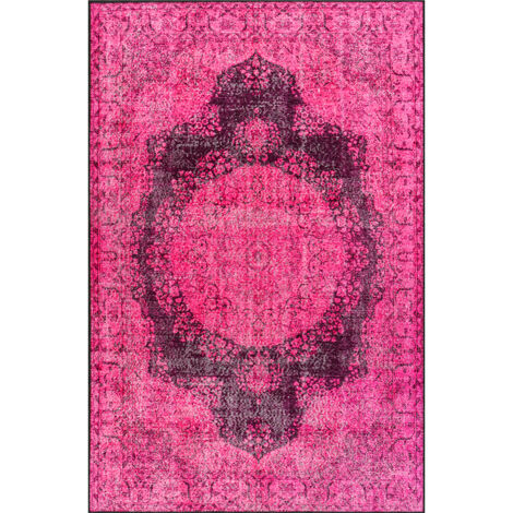 essential - Georgia Oriental - Vert / Multicolore 300 x 500 cm Tapis Coton
