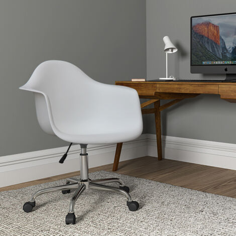 Chaise De Bureau Iconik Avec Accoudoirs - Weston, Rose, Réglable En Hauteur, Design Ergonomique - 7