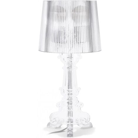Lampe de table Bour - Petit modèle Transparent - Acrylique, Plastique - Transparent