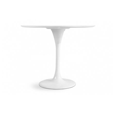 Table à Manger Ronde - 110 cm - Tulip Blanc